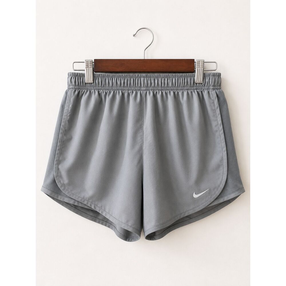 Nike Dri-FIT Women’s Running Shorts Size M Gray Built-In Liner Athletic